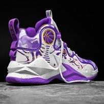 Originalūs Kobe krepšinio bateliai Vyriški Vyresnių vaikų Trinties garsas Neslystantys Smūgio absorbcija Sportiniai Paaugliams Studentams Bėgimo bateliai Vyrai 38 purple