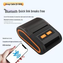 QS5808 Mini Thermal Bluetooth Receipt Printer with Type-C Connection - New In Stock Bluetooth System: 4.0