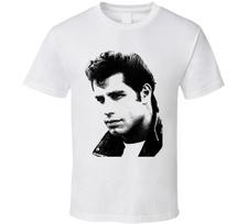 John Travolta Grease Movie T Shirt L white
