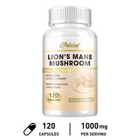 Pslalae - Hericium erinaceus Extract Powder Capsules - Brain Cognitive Health 120*1