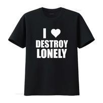 I Love Destroy Lonely Heart T Shirt Ken Carson Inspired Design for X Fans Versatile Stylish So XXL black