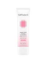 Cell Fusion C Toning Sunscreen 100 SPF50+ PA++++ Natural Tone Up Base 50ml white