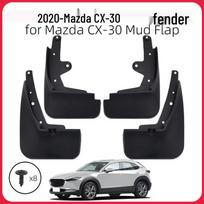 Suderinama Mazda CX-30 (2020–2025 m.) Purvasaugiai - Automobilio padangų purvasaugiai/apsaugos 20-25 Mazda CX-30 Mudguards black