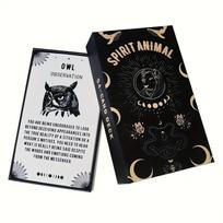 Spirit Animal Oracle Cards Deck For Party Games And Family Fun white