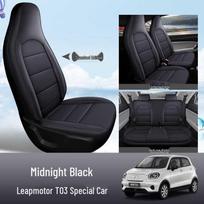 Leapmotor T03 2025 Odinės Sėdynių Užvalkalai - Light Enjoyment Edition, Visasezoniniai Pilno Padengimo. Full Coverage for Leapmotor T03 - 4 Seats gray