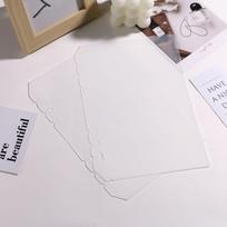 A5 Transparent Card Album Pages, 2-Pocket, 5-Inch Loose-Leaf Card Sleeves, 6-Hole Instax Photo Storage Pages