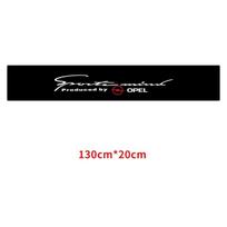 1pc Car Front and Rear Windshield Reflective Stickers For Opel astra h astra j g corsa insignia zafira b vectra c corsa d vivaro Dd0 juoda