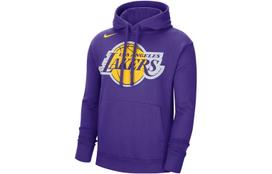 Nike Nba Los Angeles Lakers Fleece Pullover Hoodie S blue