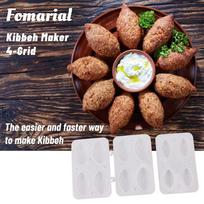 Rankinis Mėsos Kepalo Gaminimo Įrankis Presas ABS Kibbeh Ritinėlių Formelė Kepti Kibbeh 4 Grids