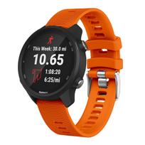 Dirželis Garmin Forerunner 245 Originalus Dirželis Universalus Silikoninis Dirželis Priedai Apyrankė Garmin Vivoactive 3 Laikrodžiui 20mm 20mm universal oranžinė