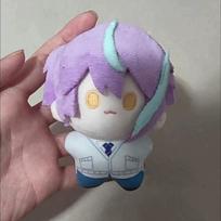 Anime Peripherals Fans Gift Project Sekai Colorful Stage 10Cm Fanmade Plush Doll Kamishiro Rui Printed Body Cotton Doll Pendant gray
