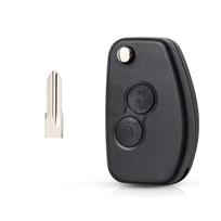 Remote Control Key Housing 2 Button VAC102 for Renault Logan Duster Nissan Almer black
