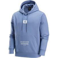 Jordan X NBA Bendradarbiavimas Courtside Golden State Warriors Raidžių Rašto Megztinis su Gobtuvu Vyriški megztiniai su gobtuvu Slate-Gray FV8253-493 S gray