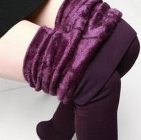 Pearl Velvet Fleece-Lined One-Piece Pantyhose with Foot Straps - Warm, Flesh-Colored Leggings for Autumn and Winter 100g Ankle-length juoda