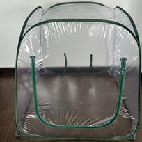 PVC Foldable Transparent Greenhouse Mini Flower House Garden Cover Insect Protection for Succulents 98*98*98cm gryna
