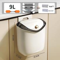 Zuozhou Wall-Mounted Flip-Lid Trash Can