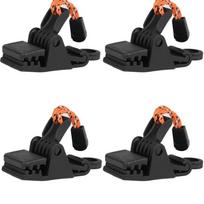 4 Pcs Nylon Tent Clip Multifunctional Tarp Clips Durable Windproof Clamps  Outdoor Activities juoda