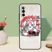 Kitsune Fox Art For Samsung Galaxy A36 A56 A54 A34 A14 A06 A16 A26 A12 A32 A52 A13 A33 A53 A15 A35 A55 Case Samsung A32 5G white