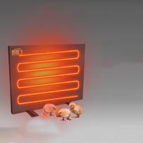 Chicken House Heater 150W Heat Plate With Timer – Waterproof Heating For Chicks And Small Birds Agricultural Heating Systems China Mainland brown