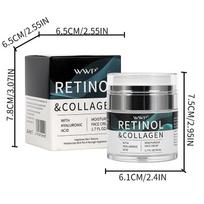 Retinolio Kolageno Drėkinamasis Kremas Maitinamoji Drėkinamoji Emulsija Kremas Pakelia Veidą Retinol Cream 50g [Black Box] black