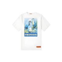 HERON PRESTON Mėlynas Dažymas Trumpomis Rankovėmis Balti Vyriški HMAA001F197600010288 XXS white