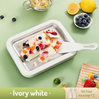 1Set Rolled Ice Cream Maker Pan Household DIY Cold Sweet Fried Ice Sheet for Children’s Fun Summer Treats Making balta