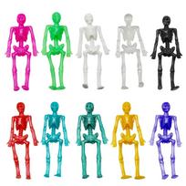 Scary 24/48pcs Model Bag Pinata Fillers Skull Party Favors Halloween Stretchy Skeletons white