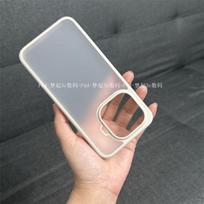 Case For Xiaomi 17T 15T Pro Light Luxury Armor Matte Translucent Acrylic Cover For Xiaomi 17TPRO Skin Friendly Shockproof Funda Xiaomi 17T Pro smėlis