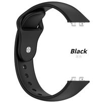 Silicone Straps For Huawei Band 11Pro / 11 NFC Strap Accessories Replacement Sport Bracelet Pulseira Huawei Band 11 juoda