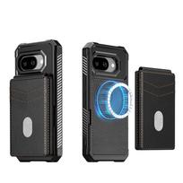 Phone Case for Google Pixel 9 Pro XL 8 7 Pro 9A 8A 7A  2 in 1 Detachable Magnetic Wallet with Card Holder Protective Back Cover Google Pixel 9 juoda