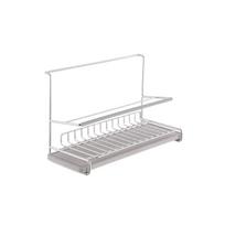 Stainless Inverted Cup Drying Rack for Kitchen Countertop, Elegant Cup Holder with Tray, Saving Storage Shelf One Size sidabras