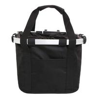 Folding Bike Basket, Front Bag, Folding Bike Bag, Bike Accessories One Size juoda