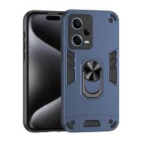 Armor Shockproof Case For Xiaomi Redmi Note 12 5G 4G 12s 12C Note12 Pro Plus Lens Protective Cover Ring Stand Holder Funda Coque Redmi Note 12 5G black