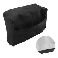 Welding Machine Canopy Waterproof 190T Silver Plated Polyester Taffeta UV Proof Welder Dust Cover for Garden Balcony 50x25x31cm/19.7x9.8x12.2in Black