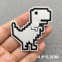 Cartoon Cat Iron On Embroidered Patches Diy Black White Patches For Clothing Thermoadhesive Patches On Jacket  Applique Decorate black