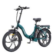 Folding Electric Bike - HILLMILES - MilePort 1 - Range 60km - 250W Motor - 36V 13Ah Battery,Green