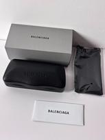 Balenciaga Kietas Odinis Saulės Akinių Dėklas Akinių Laikymo Dėžutė Su Pilnu Rinkiniu Priedų juoda