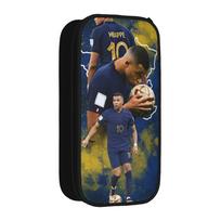 Mbappe Pieštukinės Madingos Futbolo Numeris 10 Krepšiai Studentų Didelės Talpos Mokyklinės Prekės Dovana Pieštukinės 21x10.5x5cm black