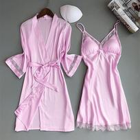 Naujas Satin Silk Pižamos Naktinis marškinėliai Moteriški chalatai Apatiniai drabužiai miegui apatinis trikotažas XL balta