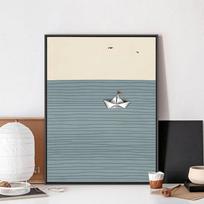 Maritime Surfing Beach Posters Wall Art Canvas Prints Painting Home Decorative Vintage Art Poster Livingroom Bedroom Decoraton 21cm×30cm NoFrame gray