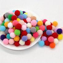 100 VNT 25 MM Mini Purūs Minkšti Pomponai Pomponai Kamuoliukai Rankų Darbo Vaikų Žaislai Vestuvių Kalėdų Dekoracijos PASIDARYK PATS Siuvimo Rankdarbių Reikmenys B red