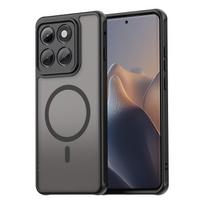 Motorola Moto Edge 60 Pro/Edge 60S Pro Magsafe Phone Case,Magnetic Shockproof Phone Case Cover for Motorola Moto Edge 60 Pro/Edge 60S Pro tamsiai pilka spalva