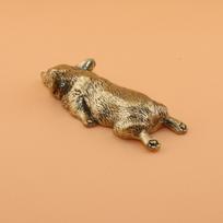 Brass Welsh Corgi Brass One Size geltona