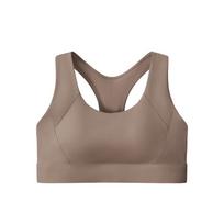 Shockproof High-Strength Sports Bra for Running, Fitness & Yoga with Integrated Support & Stylish Back Design L (110-125 lbs) kava