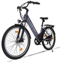 AVDL A32 26  Miesto elektrinis dviratis, 36V 12.8Ah nuimama baterija, Shimano 7 pavarų pilka