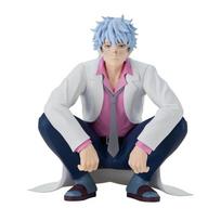 Gintama Anime Figure GINTOKI SAKATA Action Figure Noodle Stopper PVC Collection Action Figure Statue Ornaments Model Doll Playthings gray
