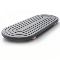Vandens sugeriamasis akmeninis padėklas kriauklei Diatomitas Greitai džiūstantis akmeninis padėklas kriauklei virtuvės stalviršiui maišytuvui 30x10cm 30x10cm / 11.8x3.9in tamsiai pilka spalva