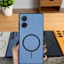 For Motorola Edge 50 Fusion Case Moto G85 Phone Case Moto S50 Neo Cover G85 Shookproof Color magnetic hard Silicone back cover Motorola S50 Neo gray