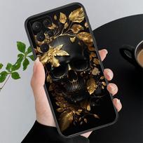 Phone Case For Samsung A55 A16 A56 A36 A35 A15 A53 A54 A33 A34 A25 A05S A52 A52S A14 A26 A71 Skull A25 brown