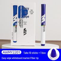 Morning MG Light Erasable Whiteboard Marker Set - Thick Tip, Large Capacity, Black, Blue, Red. black